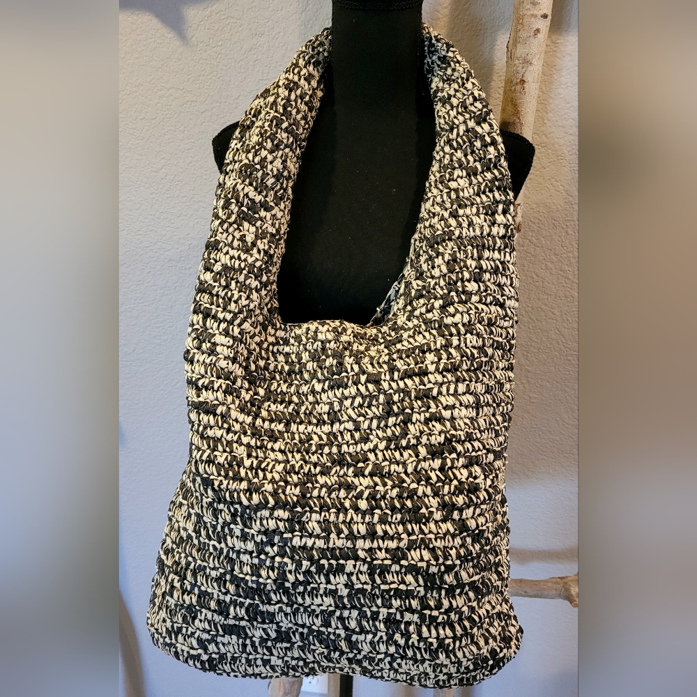 ANTHROPOLOGIE Rafia Hobo Bag - Picture 2 of 9
